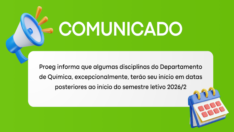 Comunicado à Comunidade Acadêmica 